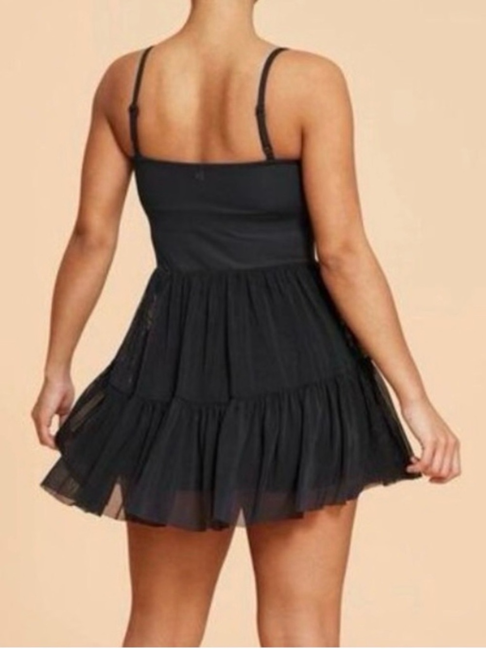 Blogilates Ballerina Dress Black Mesh Skort L NWT - Picture 2 of 10